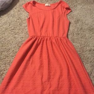 Coral dress